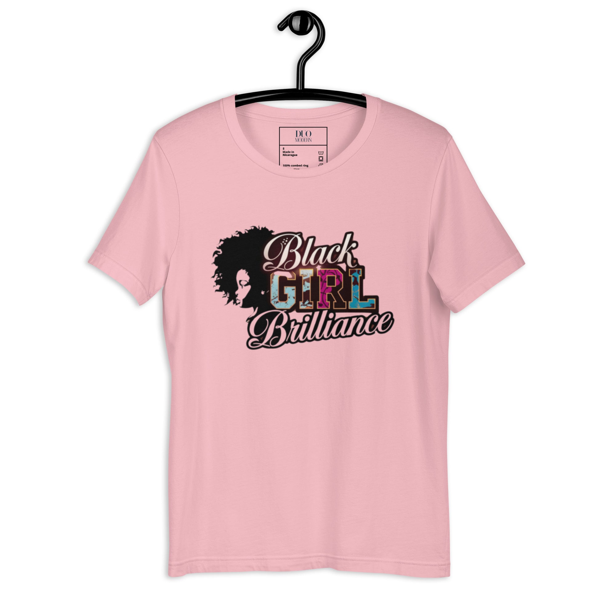 DUO MODERN "Black Girl Brilliance" T-Shirt for girls