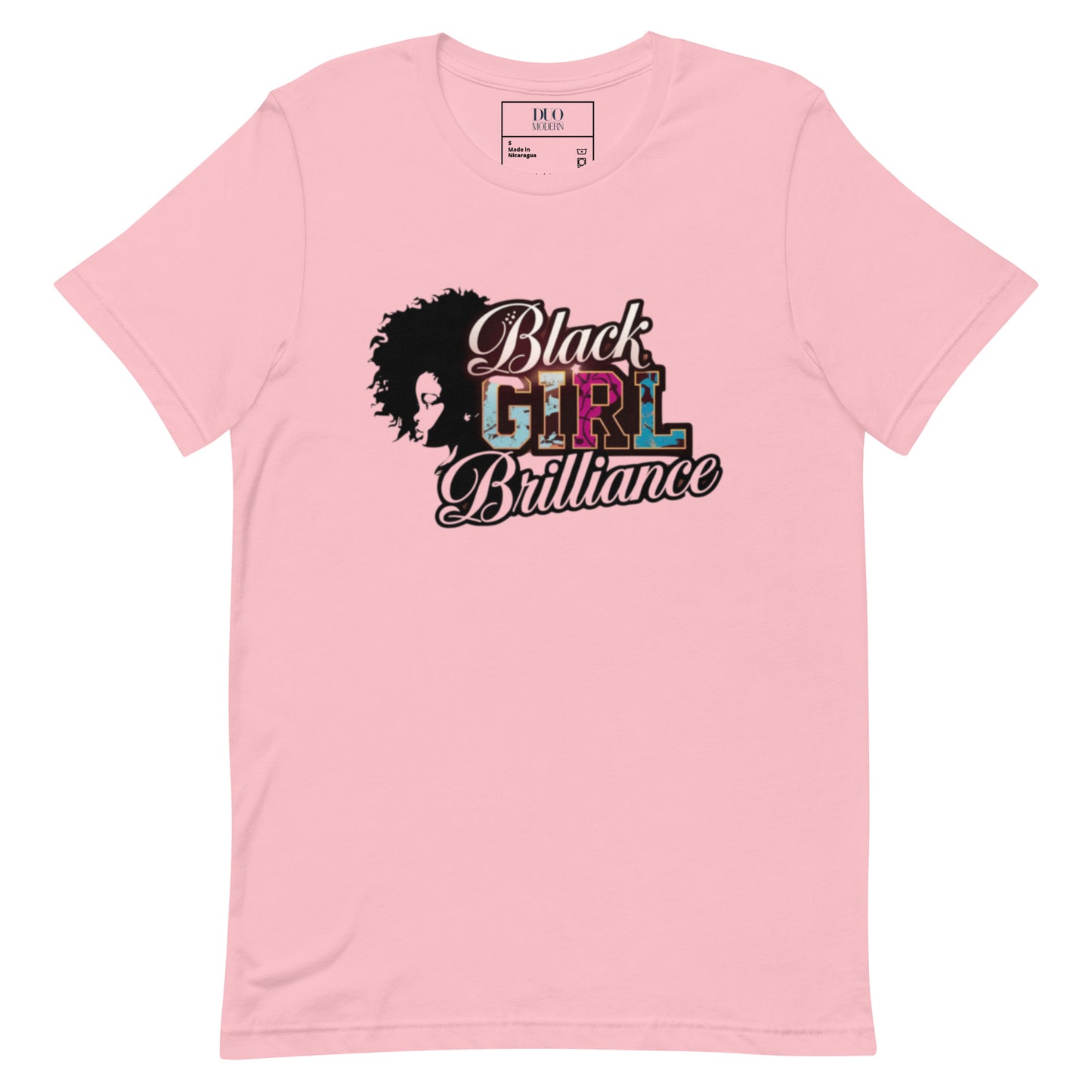 DUO MODERN "Black Girl Brilliance" T-Shirt for girls