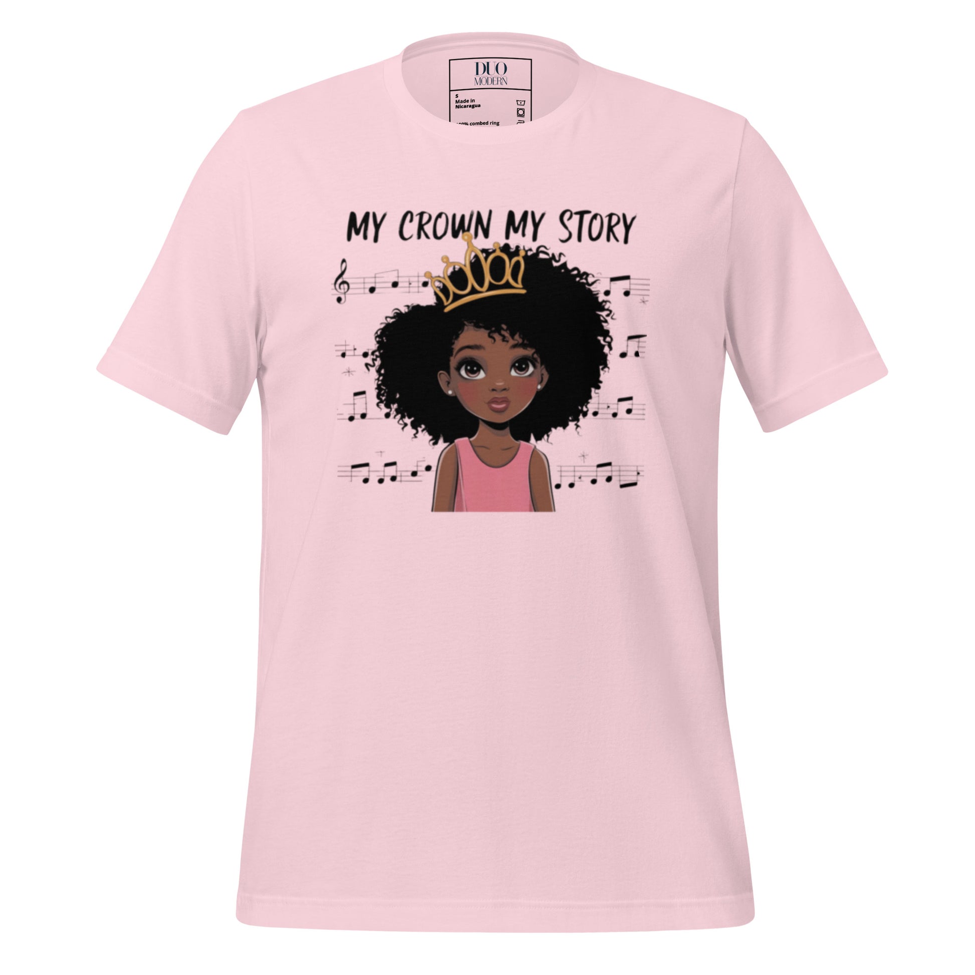 DUO MODERN "My Crown, My Story" T-Shirt for girls