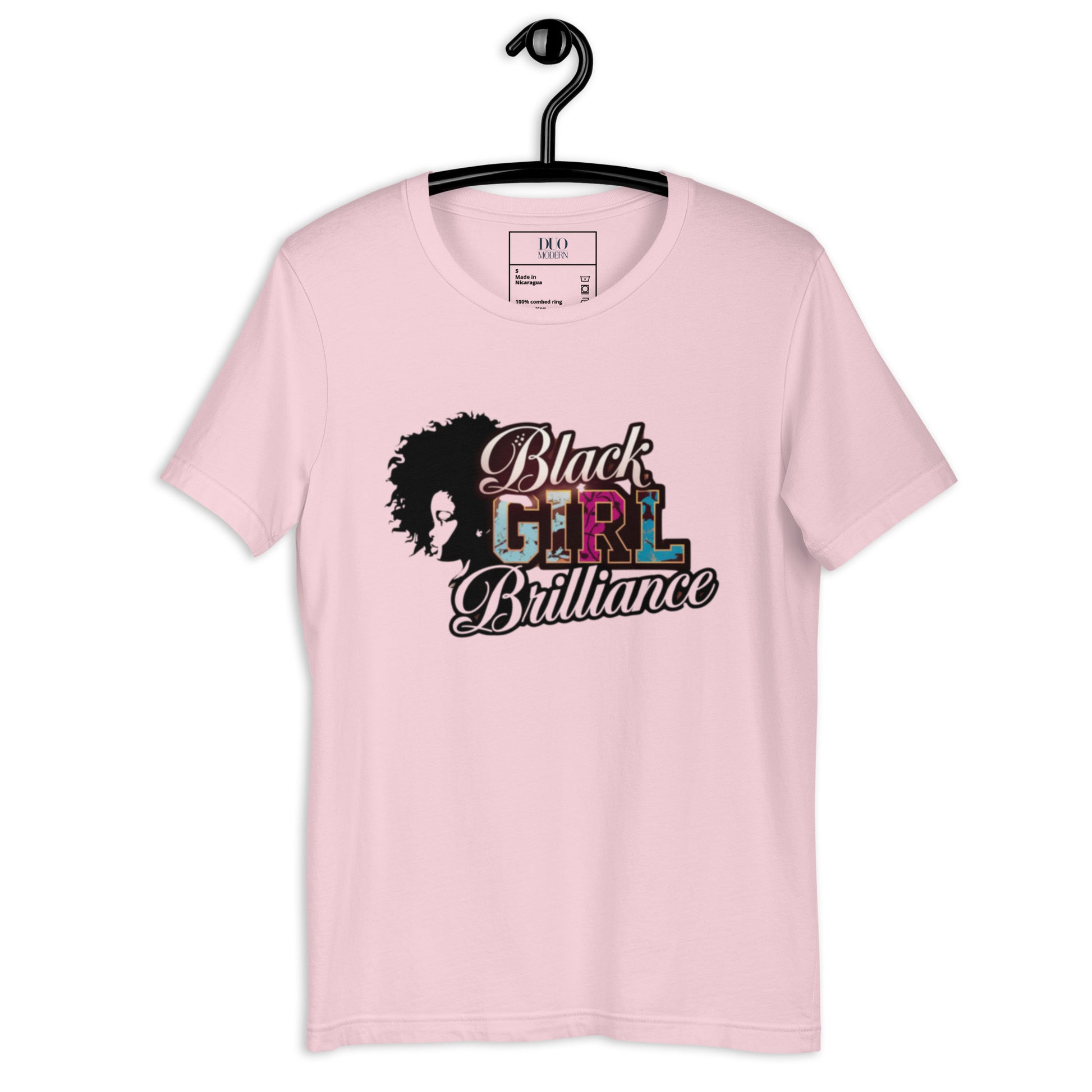 DUO MODERN "Black Girl Brilliance" T-Shirt for girls