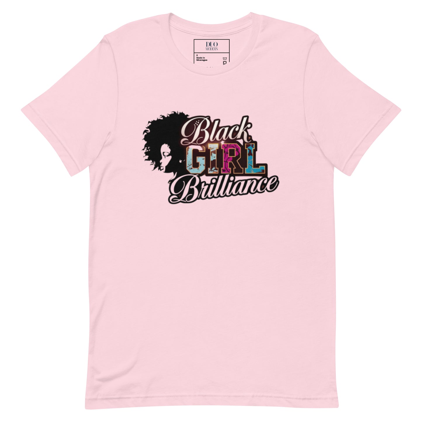 DUO MODERN "Black Girl Brilliance" T-Shirt for girls