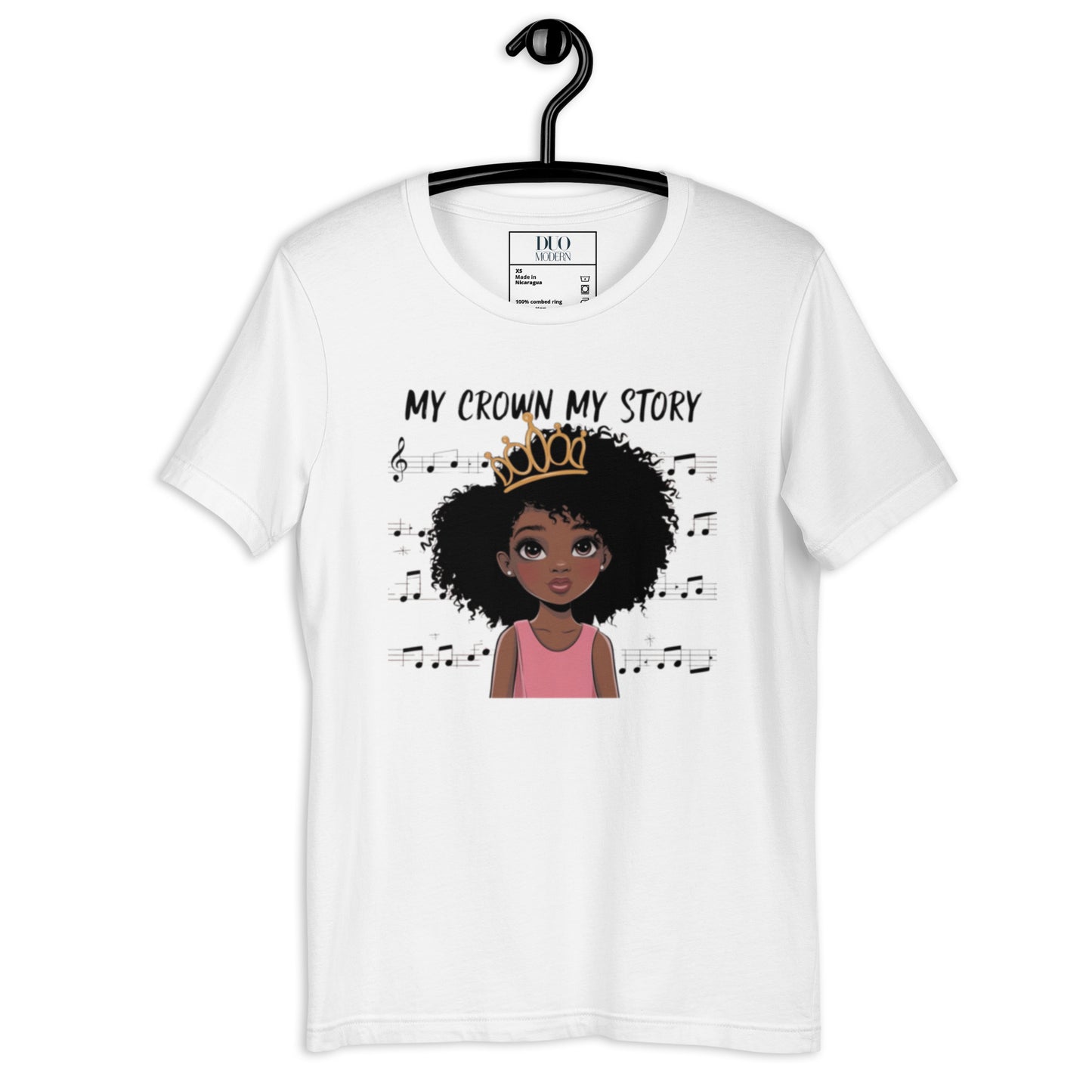 DUO MODERN "My Crown, My Story" T-Shirt for girls