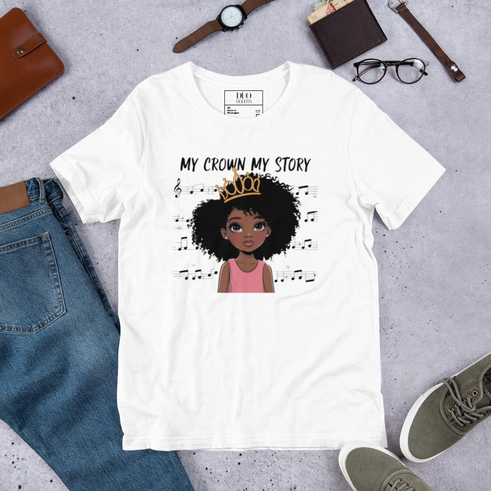 DUO MODERN "My Crown, My Story" T-Shirt for girls