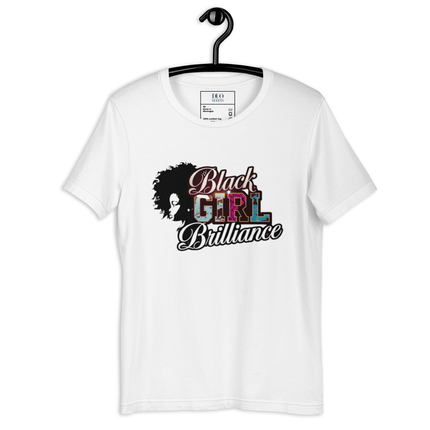 DUO MODERN "Black Girl Brilliance" T-Shirt for girls