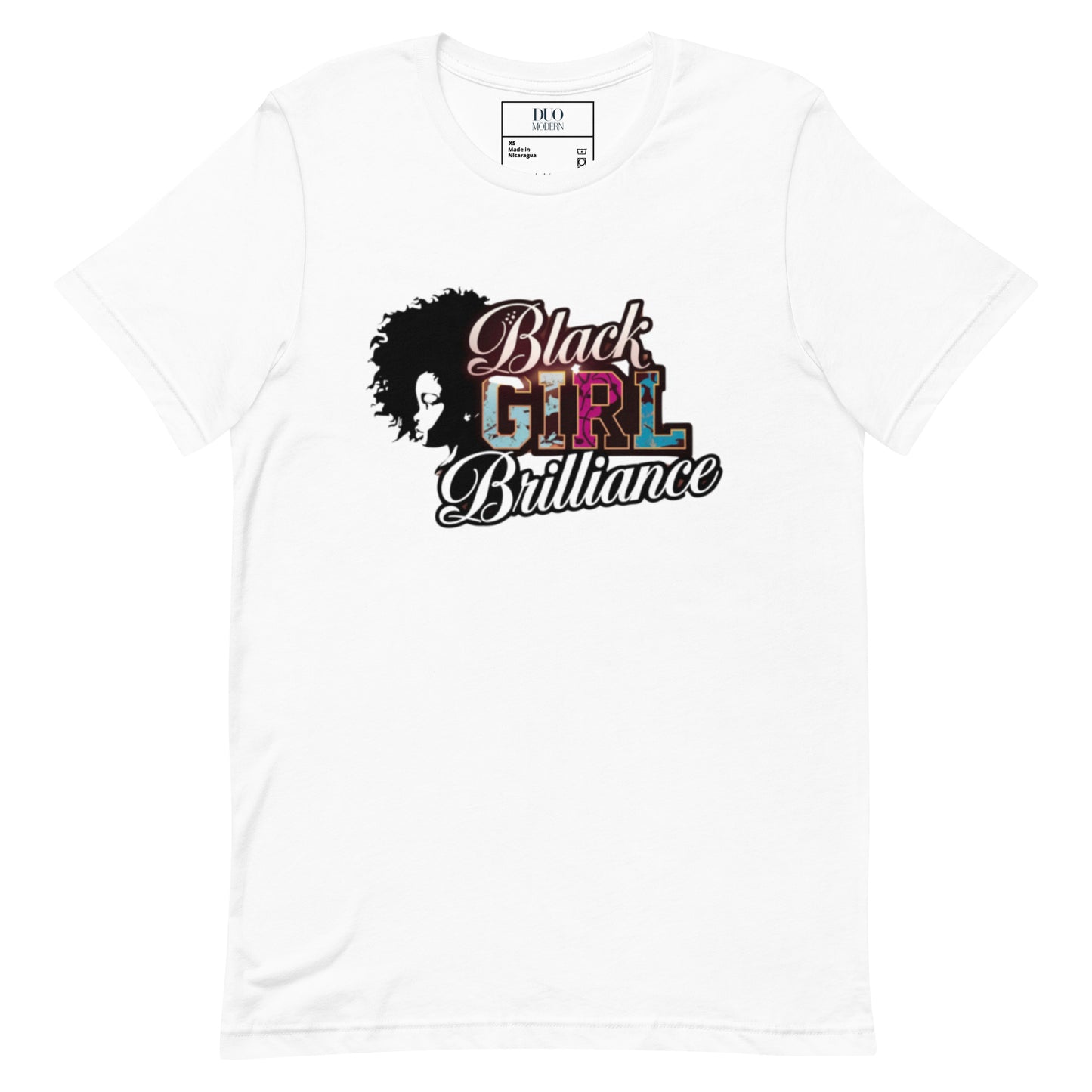 DUO MODERN "Black Girl Brilliance" T-Shirt for girls