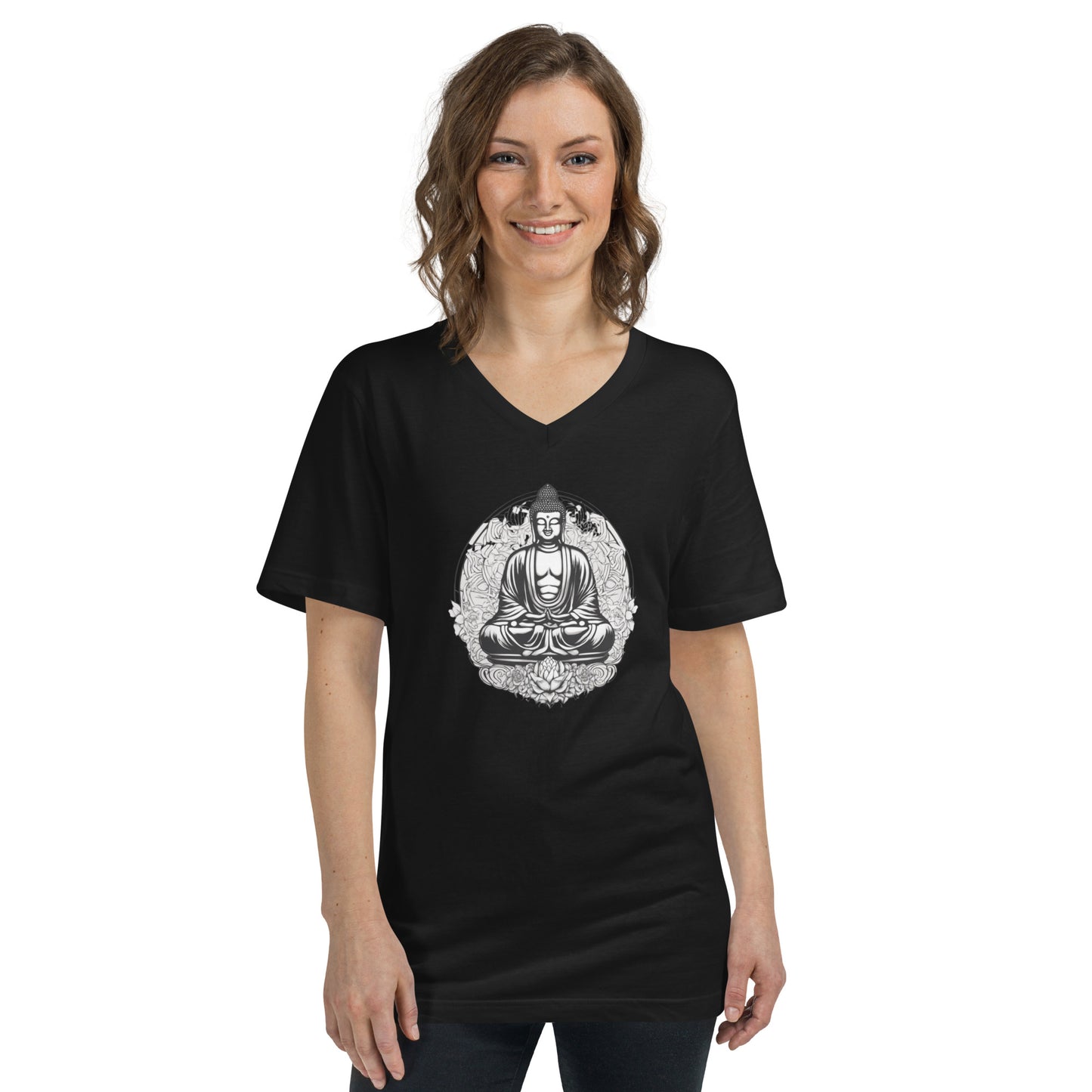 Unisex Short Sleeve V-Neck T-Shirt - DUO Modern