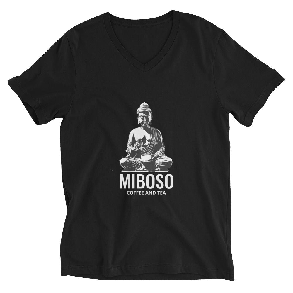 "MIBOSO Coffee and Tea" Unisex Short Sleeve V-Neck T-Shirt - DUO Modern