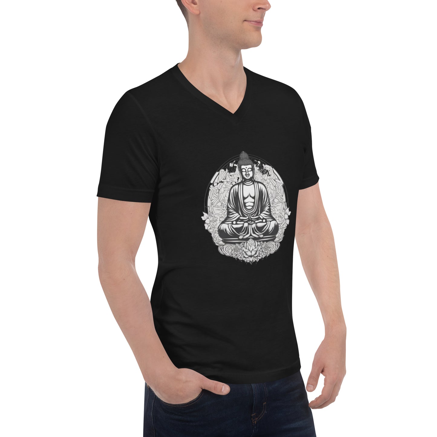 Unisex Short Sleeve V-Neck T-Shirt - DUO Modern
